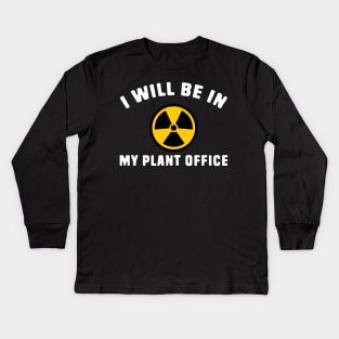 I Will be In My Office Kids Long Sleeve T-Shirt